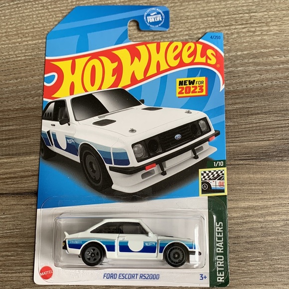 Hot Wheels Ford Escort RS2000 Car Racer HotWheels New Casting 2023 Mainline - Picture 4 of 6